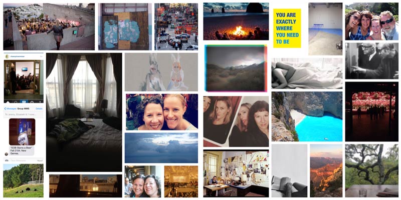 Not all who wander are lost and these grids of photos help with goal setting